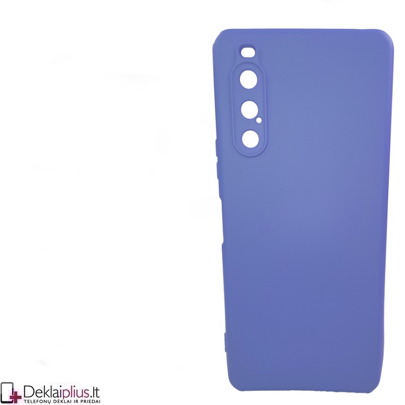 Liquid Air silikoninis violetinis dėklas - su kameros apsauga (Sony Xperia 10 V) Liquid Air silikoninis violetinis dėklas - su kameros apsauga (Sony Xperia 10 V)